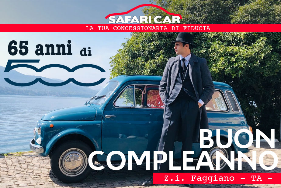 Buon compleanno Fiat 500 Auto Taranto occasione