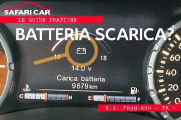 Messaggio stato batteria Jeep Fiat Alfa Lancia Taranto