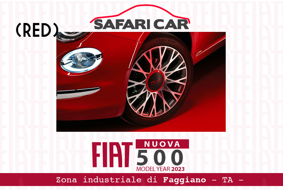 Cerchio Fiat 500 RED my23 Taranto
