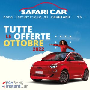 Volantino auto Taranto Ottobre 2022