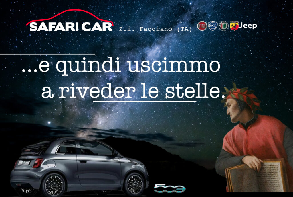 25 Marzo Dante - Dantedì 1 25 Marzo Dante - Dantedì e quindi uscimmo a riveder le stelle in cabrio