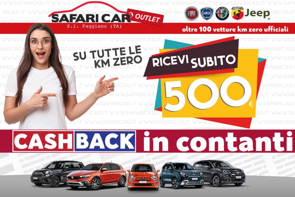 cashback V3 01 1 CashBack Acquisto Auto Taranto