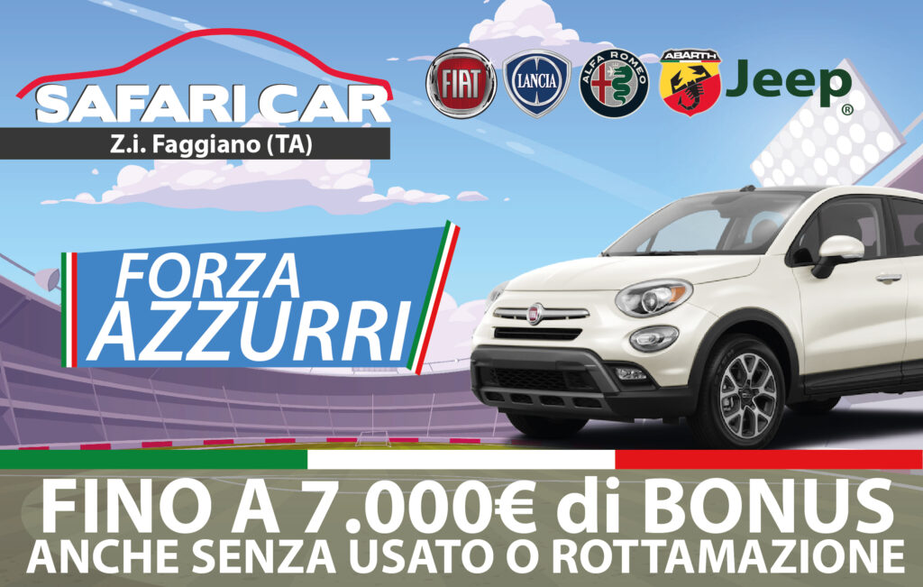 forza azzurri fiat hd Tavola disegno 1 Incentivo auto anche senza rottamazione Taranto