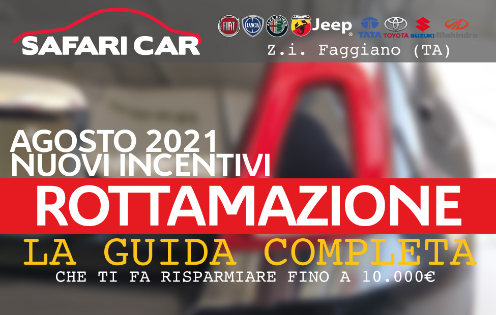 rottamazione auto 2021