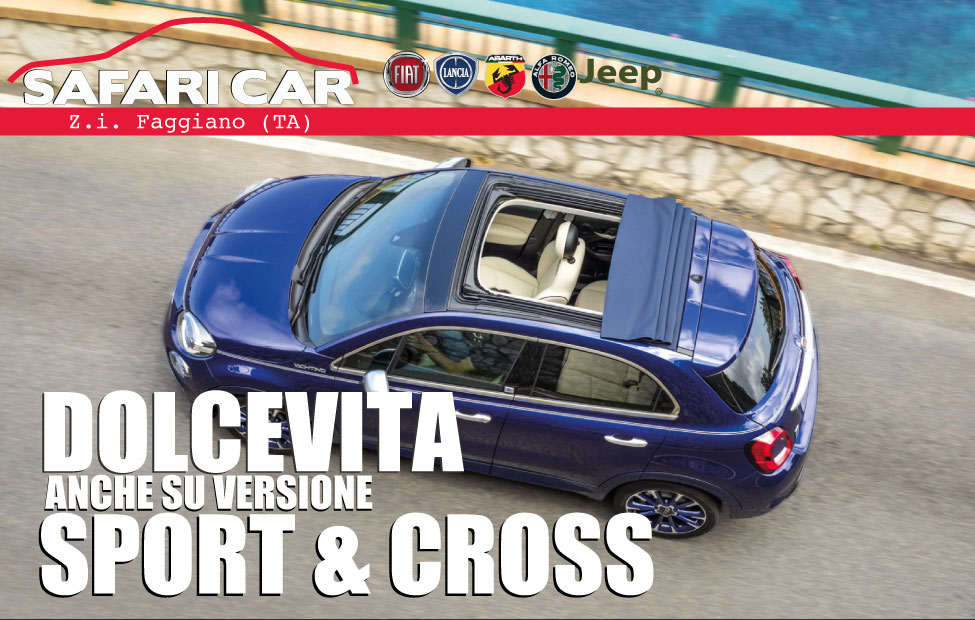 Fiat 500x Dolcevita Cross e Dolcevita Sport