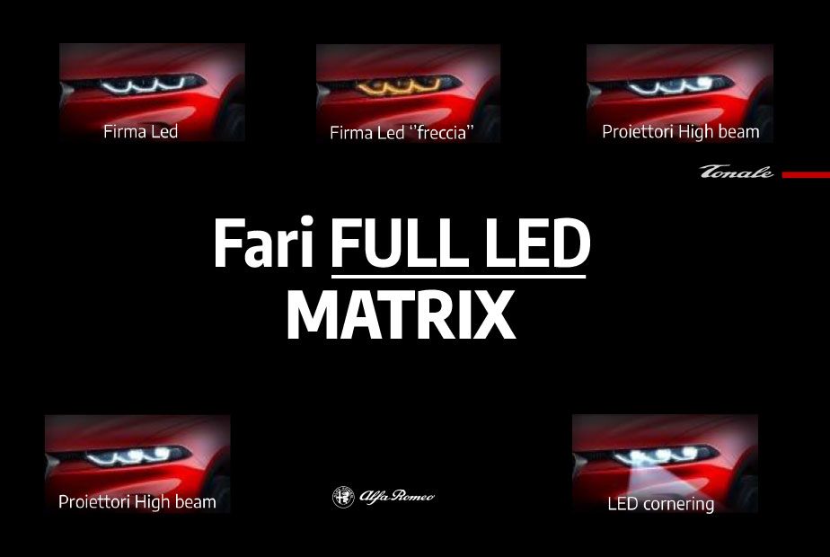 Fari Full Led Matrix Alfa Romeo Tonale Taranto