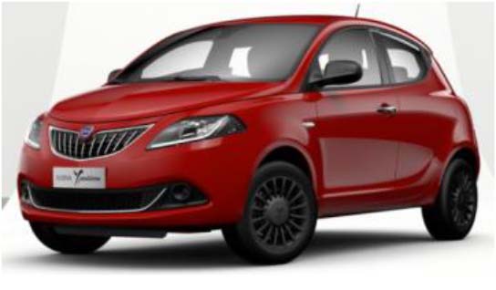 Miniatura Lancia Ypsilon Taranto Silver