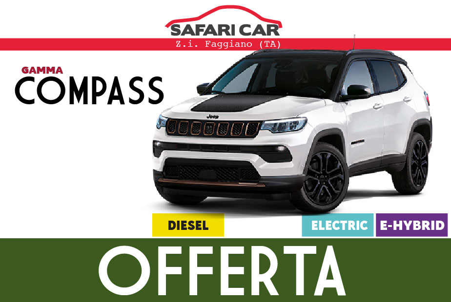 Offerta Jeep Compass Concessionaria Safari Car Taranto