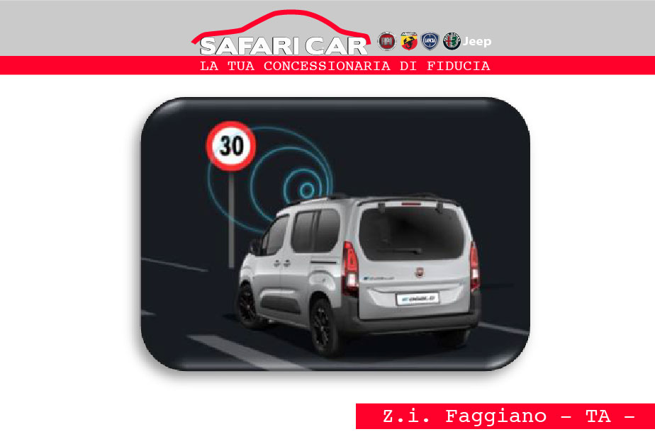 Traffic sign recognition Nuovo fiat doblò 2022 my22 Taranto concessionaria