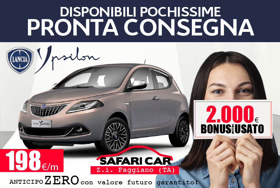Lancia Ypsilon pronta consegna Taranto 1 Lancia Ypsilon pronta consegna Taranto Lancia Ypsilon pronta consegna Taranto