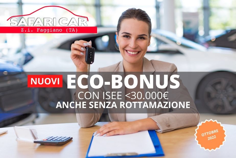 Ecobonus Rottamazione auto Isee basso 2022