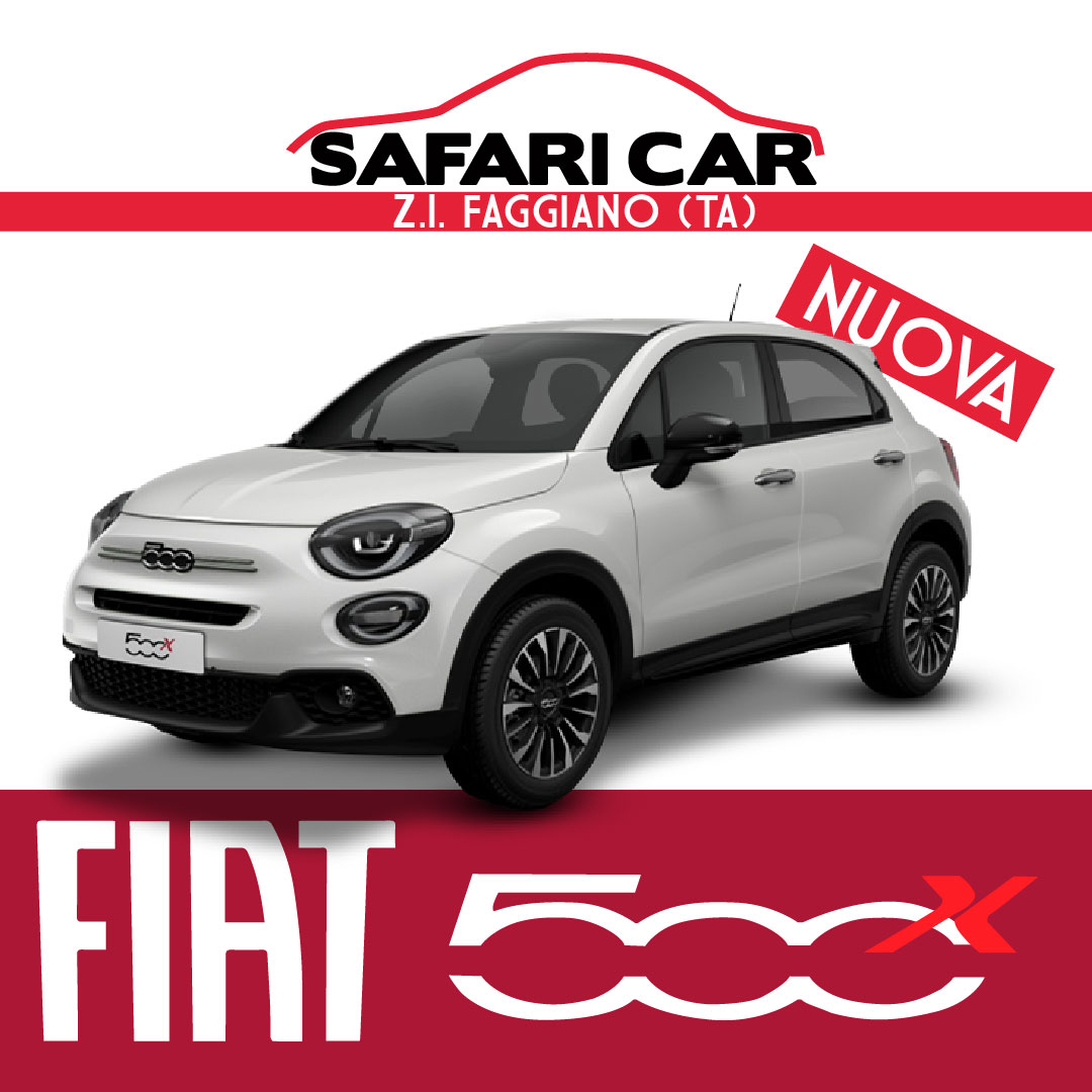 Offerta Fiat 500x Taranto Safari Car concessionaria Fiat Taranto