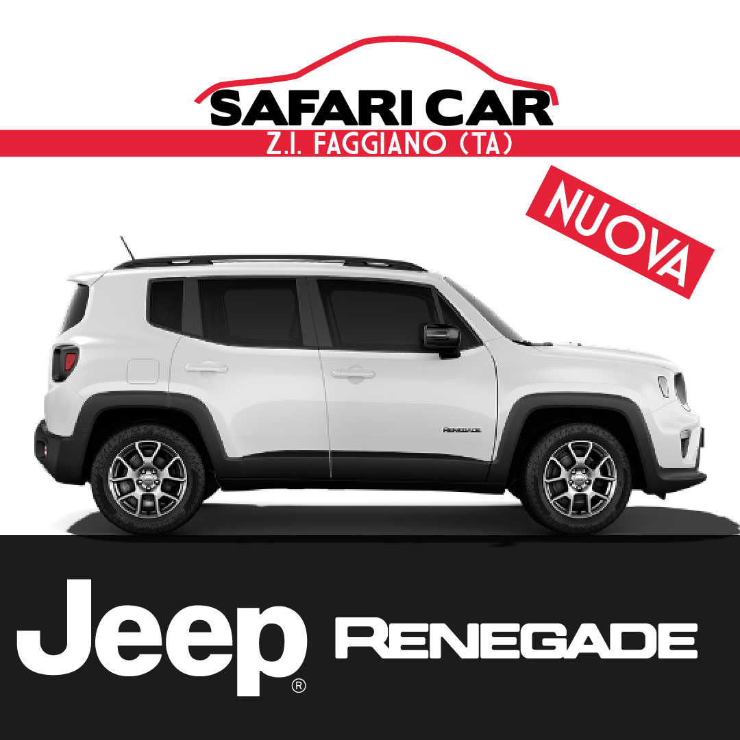 Offerta Jeep Renegade Taranto Safari Car concessionaria Jeep Taranto