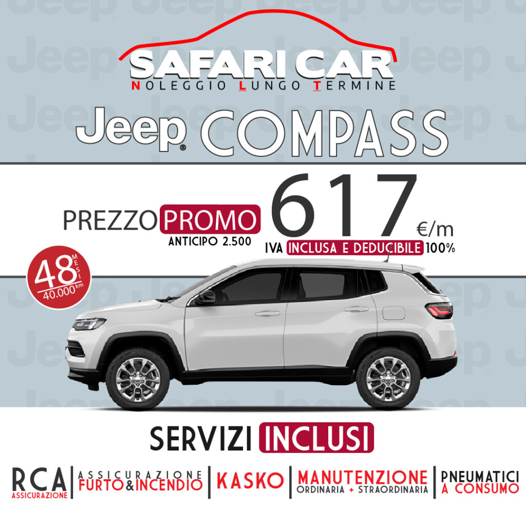 Offerta Jeep Compass Taranto 3 Offerta Jeep Compass Taranto Offerta Jeep Compass Taranto Noleggio Lungo Termine
