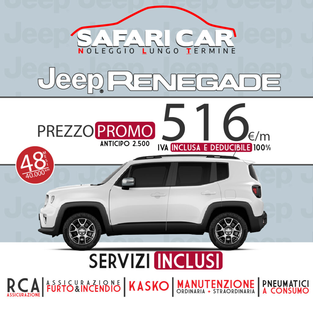 Offerta Jeep Renegade Taranto 3 Offerta Jeep Renegade Taranto Offerta Jeep Renegade Taranto Noleggio Lungo Termine