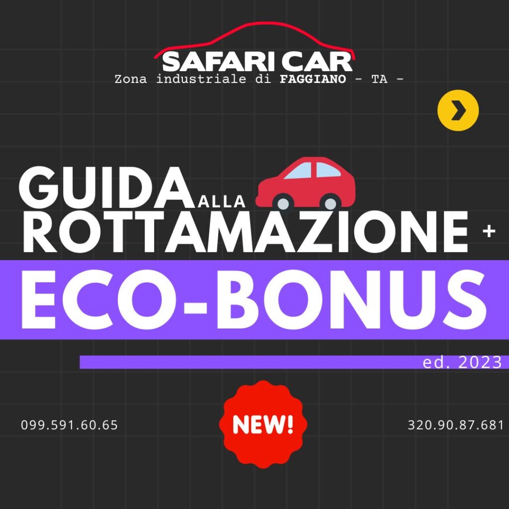 Guida ecobonus: Rottamazione auto con incentivi 2023