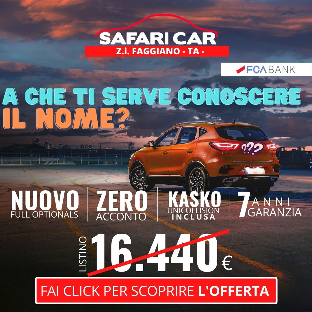 MG Zs concessionario Taranto offerte