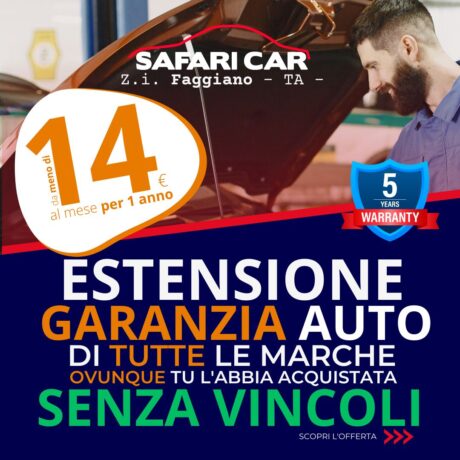 Estensione Garanzia Auto Taranto