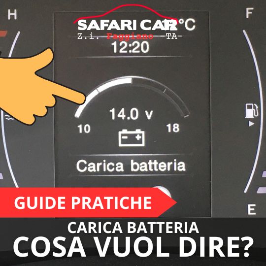 Messaggio stato batteria Jeep Fiat Alfa Lancia Taranto