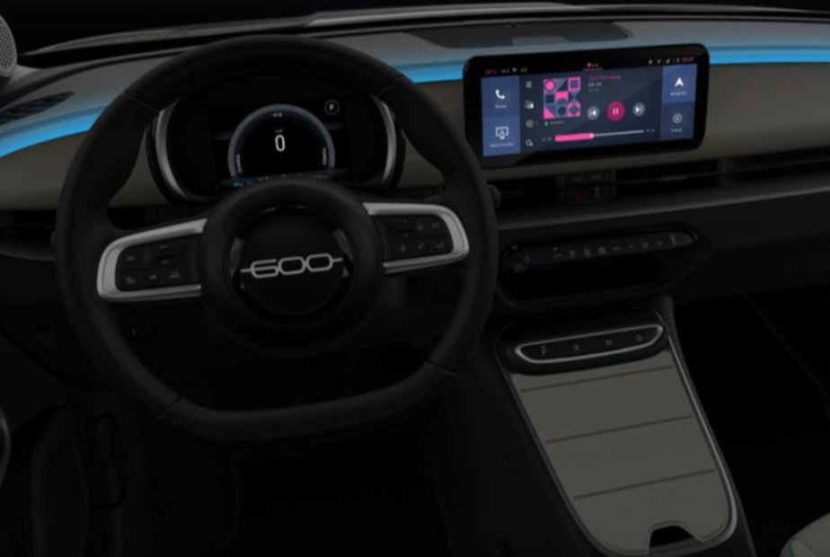 Offerta Fiat 600 concessionaria illuminazione interna led color therapy