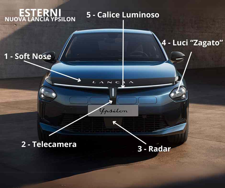 esterni Nuova Lancia Ypsilon 2024 concessionaria Taranto